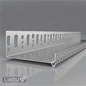 LIKOV LO lišta zakládací s okapnicí hliník tl. plechu 1,0mm délka 2m, š. 120mm